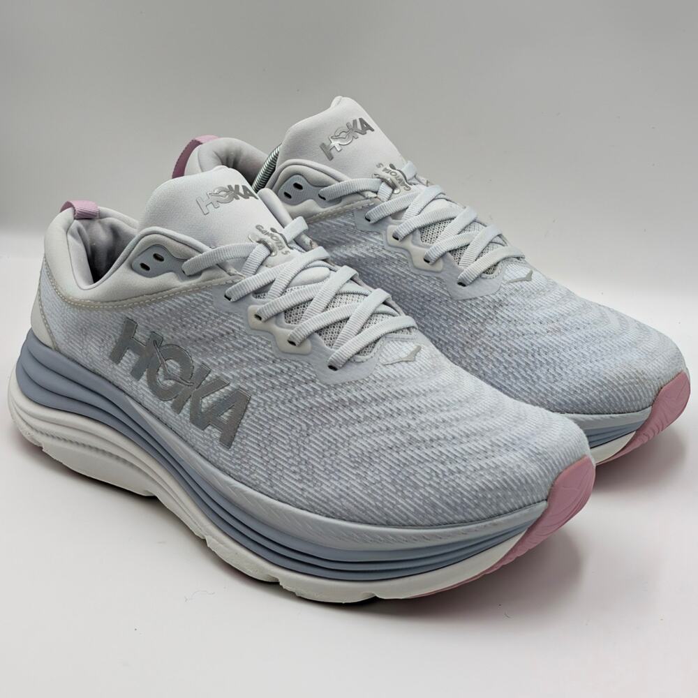 Hoka One One Gaviota 5 Sea Ice Pink Twilight Womens 11D Wide (UK 9.5) Shoes